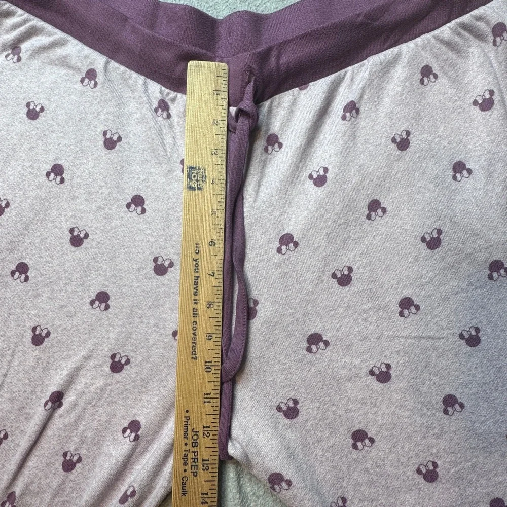 Disney Pajama Pants Womens XL Purple Minnie Mouse Jogger Sleepwear 1425605PA1-R - Picture 7 of 10